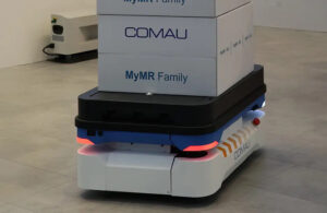 Comau debuted its myMR autonomous mobile robot at Automatica 2025.