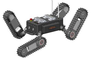 The Tready mobile robot shown here uses HEBI Robotics' modular approach to actuation.